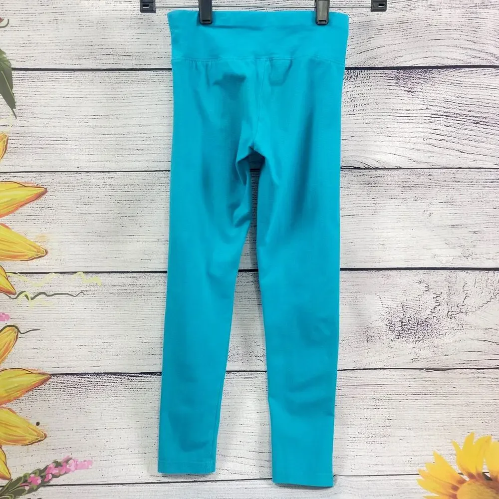 Justice Girl's High Rise Leggings Turquoise Size 8‎